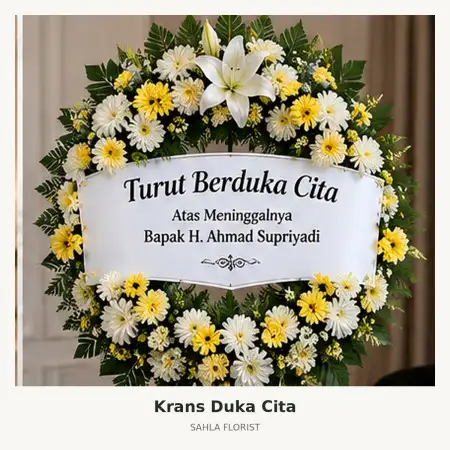 Krans Bunga Duka Hr Muhammad